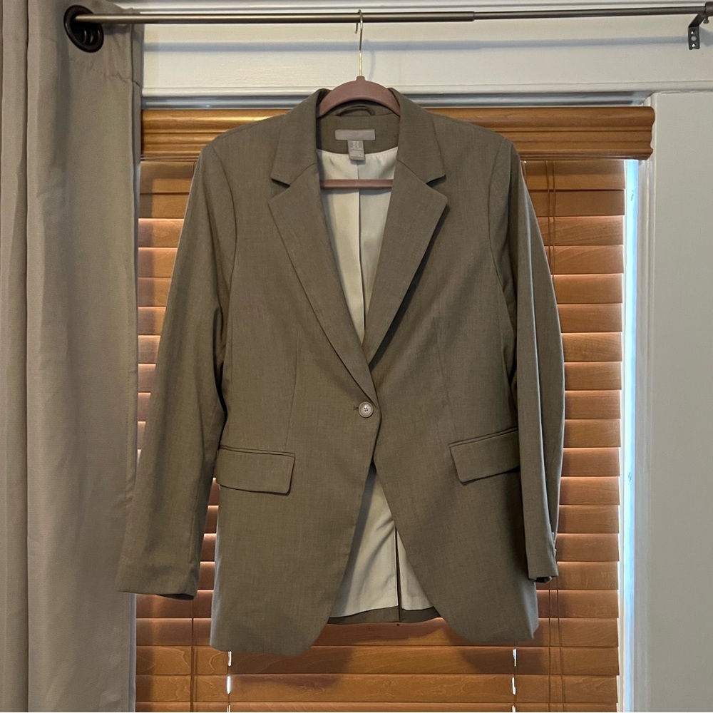 H&M taupe blazer